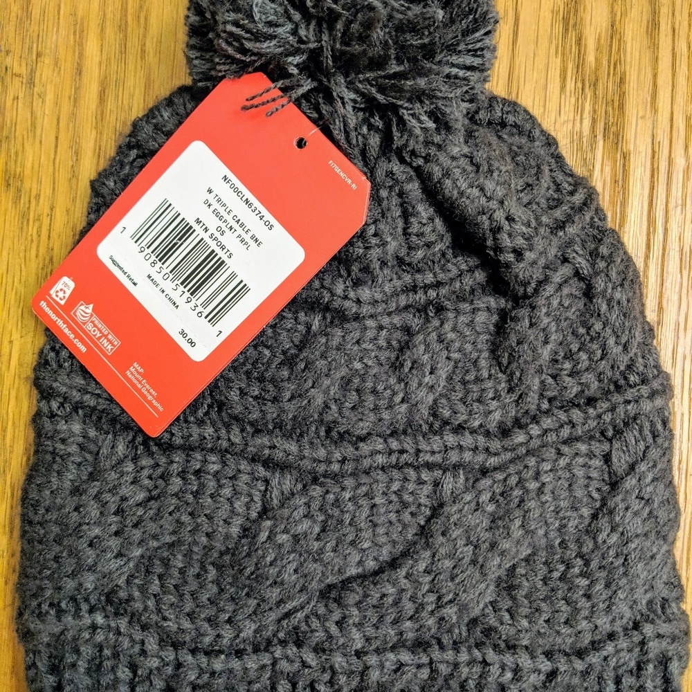 North face beanie hat